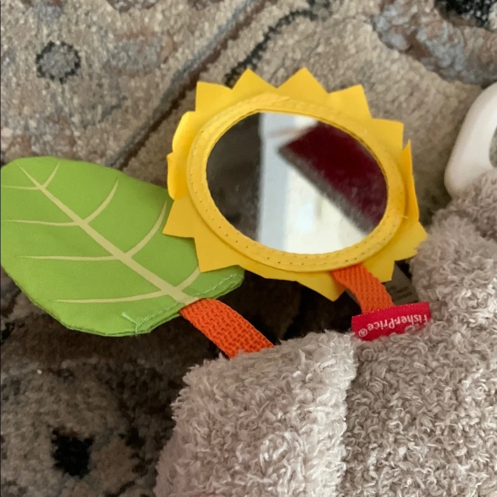 Fisher-Price Sloth Activity Toy with Mirror, Teether, & Vibration